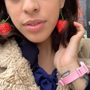 Jewelry - Strawberry π dangle earnings Jewelry - Strawberry π dangle earnings